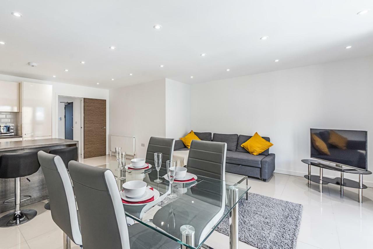 Modern Apartment Canary Wharf London Exterior foto
